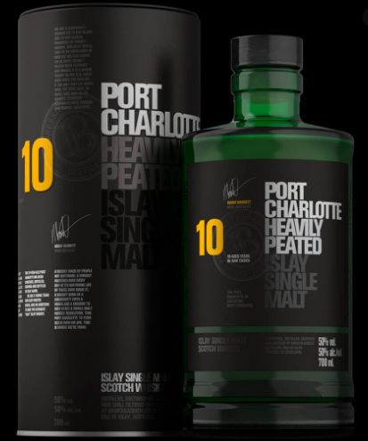 Port Charlotte 10 Year Heavily Peated Single Malt Scotch